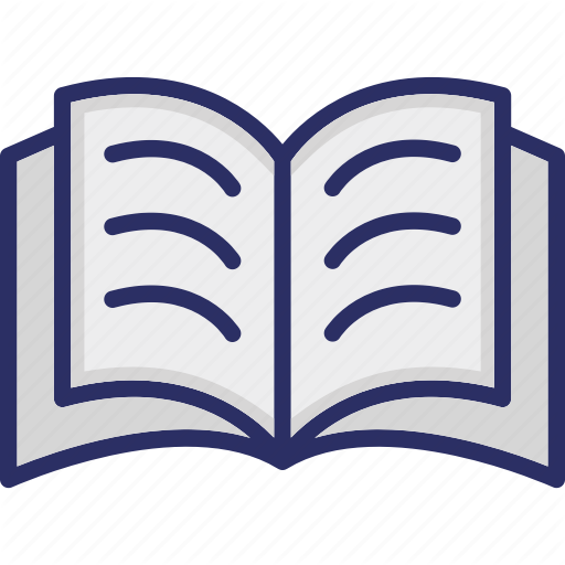 Book to read, knowledge, lecture, open book, reading book icon