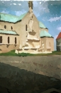 painted with brush at size 36X9
