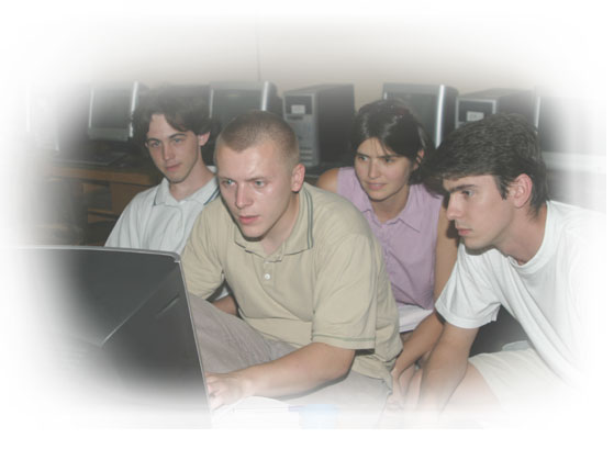 from left: Jani, Pawel, Ioana, Arpad