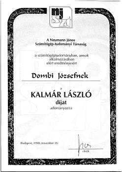 Kalmár László Award