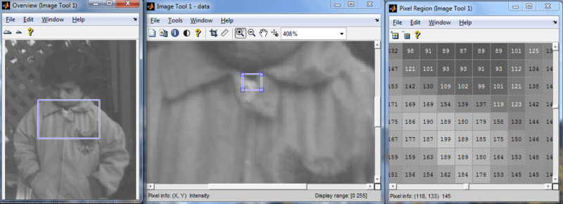 P&eacute;lda sz&uuml;rke&aacute;rnyalatos k&eacute;pre (Matlab)