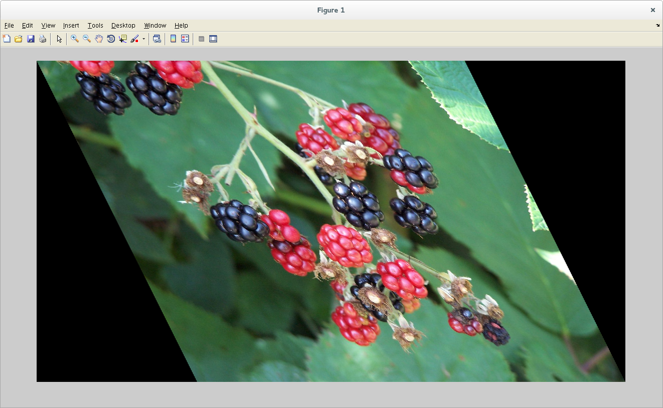 Példa általános transformációra (nyírásra) Példa általános transformációra (nyírásra)