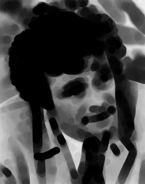 Erózió (min szűrő) eredménye Erózió (min szűrő) eredménye